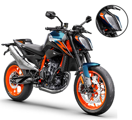 Heat sink for KTM motorcycle headlight cooling
