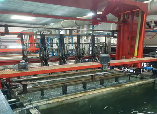 Electrode ding Painting line